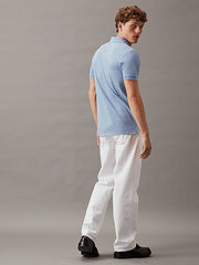 Calvin Klein J323394 Badge Polo Light Blue