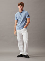 Calvin Klein J323394 Badge Polo Light Blue