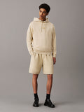 Calvin Klein J325623 Textured Cotton Short Khaki