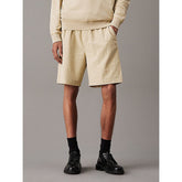 Calvin Klein J325623 Textured Cotton Short Khaki