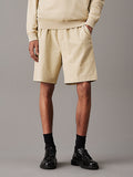 Calvin Klein J325623 Textured Cotton Short Khaki