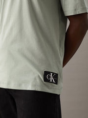 Calvin Klein J325652 Badge Relaxed Tee Slate Grey
