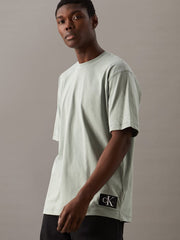 Calvin Klein J325652 Badge Relaxed Tee Slate Grey