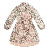 Guess J4Bk26Wa2T0 Kids Ls Chiffon Dress Floral