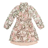 Guess J4Bk26Wa2T0 Kids Ls Chiffon Dress Floral