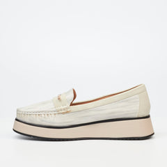 Butterfly Feet Ladies Jaime Grey loafers