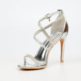 Miss Black Ladies Jazz 44 Heels In Silver