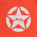 Jeep Boys Icon Star Logo T-Shirt In Orange