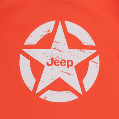 Jeep Boys Icon Star Logo T-Shirt In Orange