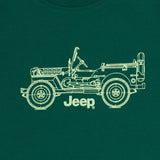 Jeep Mens Icon Car T-Shirt In Emerald