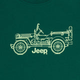 Jeep Mens Icon Car T-Shirt In Emerald