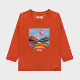 Jeep Kids Graphic T-Shirt Rust