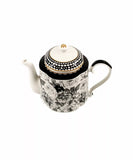 Jenna Clifford -7237 Black Rose Tea Pot