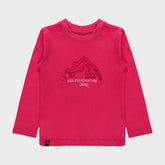 Jeep Kids Long Sleeve T-Shirt In Pink