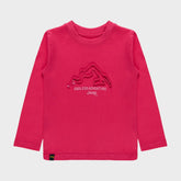 Jeep Kids Long Sleeve T-Shirt In Pink