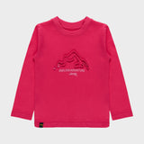 Jeep Kids Long Sleeve T-Shirt In Pink