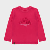Jeep Kids Long Sleeve T-Shirt In Pink