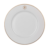 Jan White Charger With Gold Band 30.5cm
