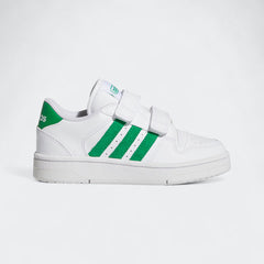 Adidas Boys Break Start Sneakers In White And Green