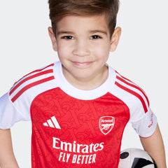 Adidas Kids Arsenal 25/26 Home Kit Set Red
