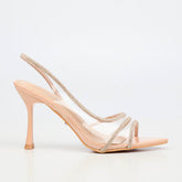 Miss Black Ladies Jillaine 1 Heels In Nude