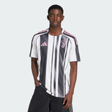 Adidas Mens Juventus 25/26 Home Jersey White & Black