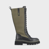 Jeep Womens Olive/Black Barrel Hi Boots