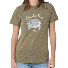 Jeep Ladies Jeep Aop Multi T-Shirt