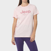 Jeep Womens Outdoor T-Shirts In Pink