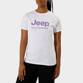Jeep Ladies Iconic Logo Core T-Shirt White