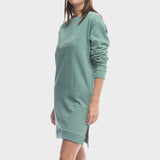 Jeep Womens Branded Sweat Dress In Olive