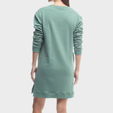 Jeep Womens Branded Sweat Dress In Olive