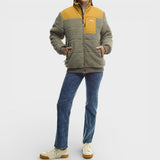 Jeep Shero Reversible Puffer Jacket in Olive