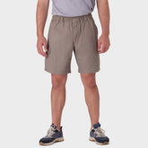 Jeep Mens Hurricane Elasticated Cargo Shorts In Bark