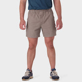 Jeep Mens 14cm Hurricane Elasticated Cargo Shorts In Bark