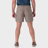 Jeep Mens 14cm Hurricane Elasticated Cargo Shorts In Bark