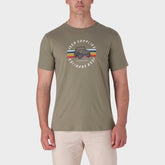 Jeep Mens M Fashion Graphic 1 Up T-Shirt In Olive