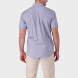 Jeep Mens Casual Textured Shirt In Denim