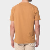 Jeep Mens Fashion Graphic Crew Neck T-Shirt In Brown