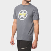 Jeep Mens Fashion Graphic T-Shirt In Slate