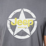 Jeep Mens Fashion Graphic T-Shirt In Slate