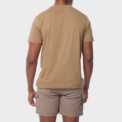 Jeep Mens Fashion Graphic T-Shirt Brown