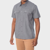 Jeep Mens Grey Safari Shirt