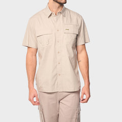 Jeep Mens Khaki Safari Shirt