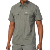 Jeep Mens Safari Shirt In Olive