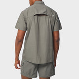 Jeep Mens Olive Safari Shirt