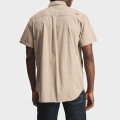 Jeep Mens Willy Workshirt In Khaki