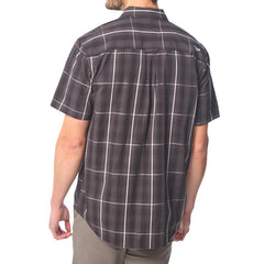 Jeep Mens Yarn Dye Check Shirts in Black