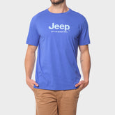 Jeep Mens Core Logo T-Shirt Blue