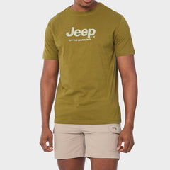 Jeep Mens Core Logo T-Shirt Olive